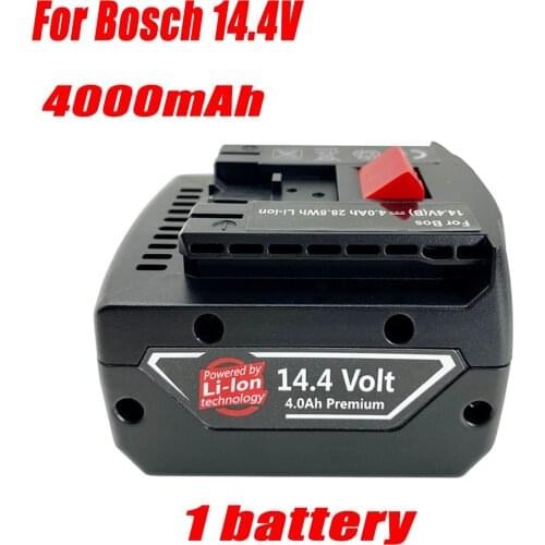 Replace Original Bosch Power tools BAT607 BAT607G BAT614 BAT614G 14.4V 3Ah 4Ah Professional Lithium Ion Battery