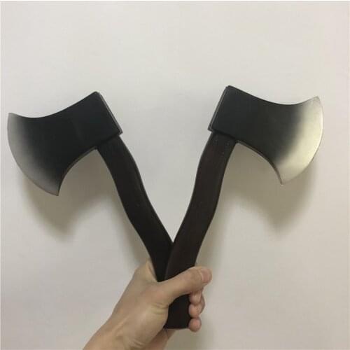 28cm Fire Axe Game Cosplay Outdoor Survival Hunting Camping Party Weapon Childrens Toys PU Foam Tactical Axe Role Playing