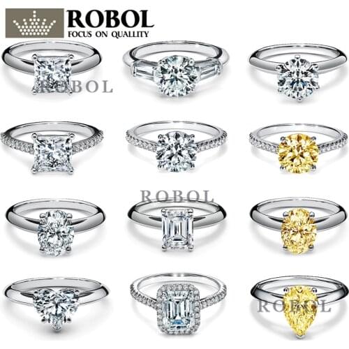 Original 925 Sterling Silver TIF Classic Ring with Original Engraved Fashion Elegant Ring Woman Jewelry Gift Free Shipping