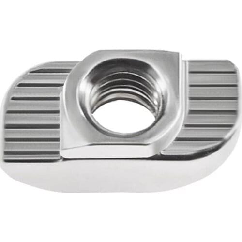 20 Aluminum Profile Series Boat Nut M3/M4/M5 Carbon Steel T type Nuts Fastener Aluminum Connector For 2020 Industrial Profile