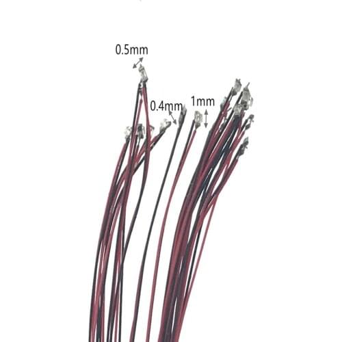 20pcs 0402 3v Led Light With Switch SMD Blinking Model Train HO N OO Scale Pre-soldered Micro Litz Wired LED For Diy Model