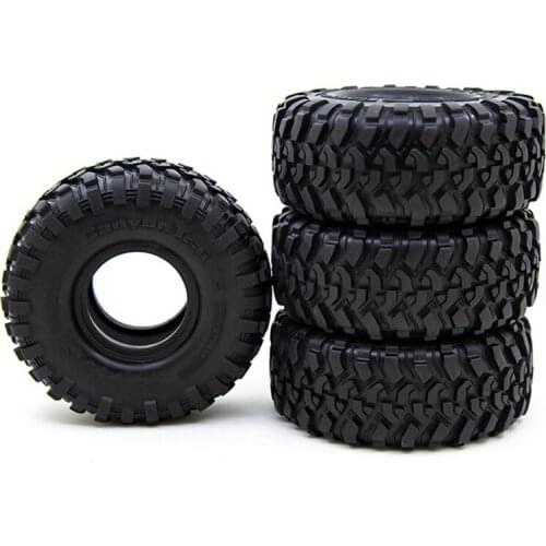 4PCS 118mm Rubber 1.9 Inch Wheel Tire Tyre for 1:10 RC Crawler Car Axial SCX10 90046 AXI03007 Traxxas TRX4 D90 D110