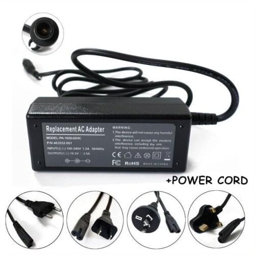 65W 18.5V 3.5A Replacement AC Adapter Laptop Charger Power Supply For HP DV3 DV4 DV5 DV6 DV7 DV3Z DV4Z DV5Z DV6Z DV7Z