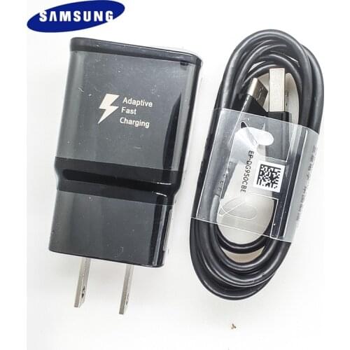15W Samsung Adaptive Fast Charger Adapter 15W AFC USB 3.0 Type C Data Cable For Galaxy S8 S9 S10 Note 8 9 10 30 A50 A60 A70 A90