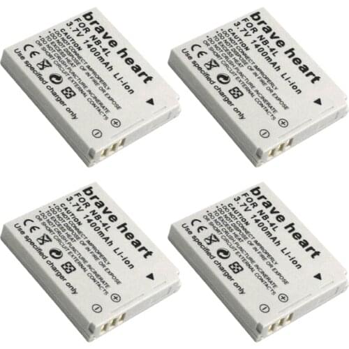 NB-4L NB4L NB 4L Battery for Canon IXUS 50 55 60 65 80 75 100 I20 110 115 120 130 IS 117 220 225 230 255 HS SD780 SD960