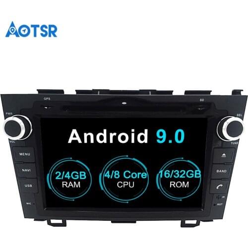 Aotsr Android 9.0 GPS navigation Car DVD Player For Honda CRV CR-V 2006-2011 multimedia 2 din radio recorder 4GB+32GB 2GB+16GB