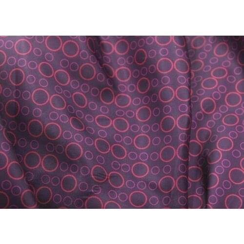 Pretty Purple & Wine Red All Lover Bubbles Printed Polyester Lining Fabric 50x140cm