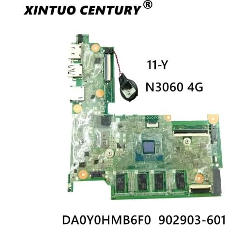 FOR HP Stream 11-Y Series laptop motherboard 902903-001 902903-501 902903-601 Da0y0hmb6f0 W/ N3060 CPU