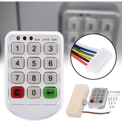 Mayitr Electronic Digital Keypad Number Code Password Lock Home Office Door Swimming Pool Cabinet Hardware Tools