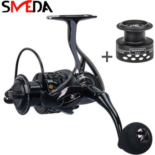 Hollow Metal Spool High Speed Fishing Coil For Saltwater With Extra Spool CNC Handle EVA Knob Drop Shipping