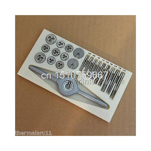 31 PCS HSS Mini Tap and die Set UNF / UNC 0-90 to 4-40