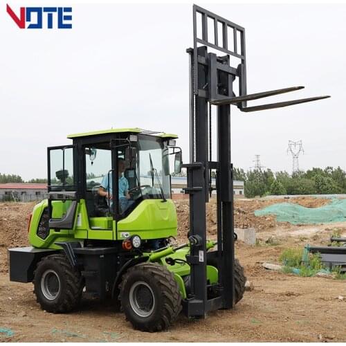 Factory Directly Provide Four Wheel Drive All Terrain Forklift Color Can Be Customized Off-Road Truck