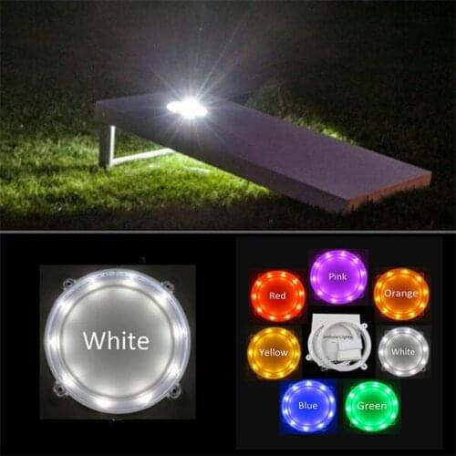 Mixture color Cornhole LED Board Lights (set of 2),7 Colors, Sturdy Build,for Bean Bag Toss Cornhole Games
