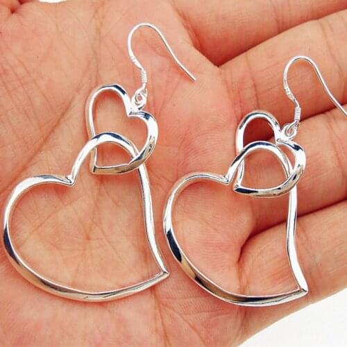 925 sterling silver drop earrings trendy fashion jewelry earrings for women Eh010