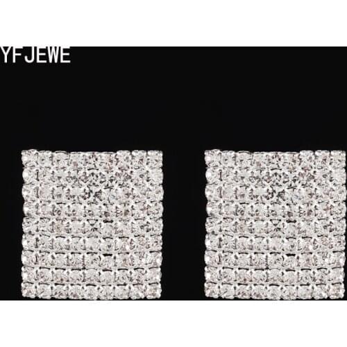 YFJEWE 2019 New Hot Sale Women Romantic Jewelry Earrings For Wedding Lady Elegant Crystal Stone Earring Drop Shipping# E623