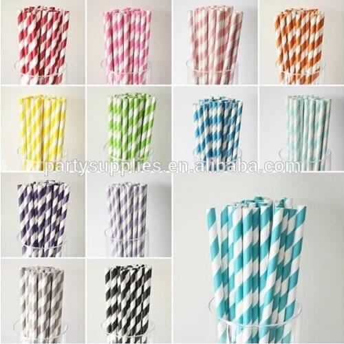 1000 Pieces Small Order Colorful Party Decoration Drinking Straws more than 100 option to choose