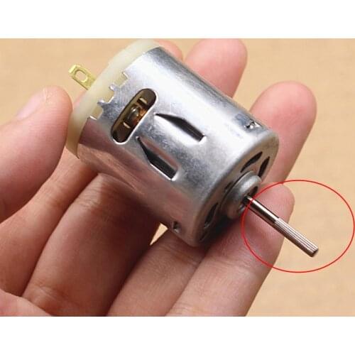 360 DC motor 14.4V 4500rpm 36v DIY motor Knurled shaft