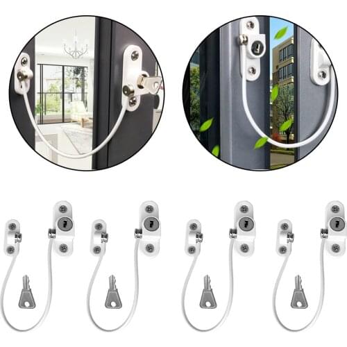 5 Pcs/lot Child Protection Baby Safety Window Protection Lock Child Safety Window Limiter Locks on the Windows Childrens Castle