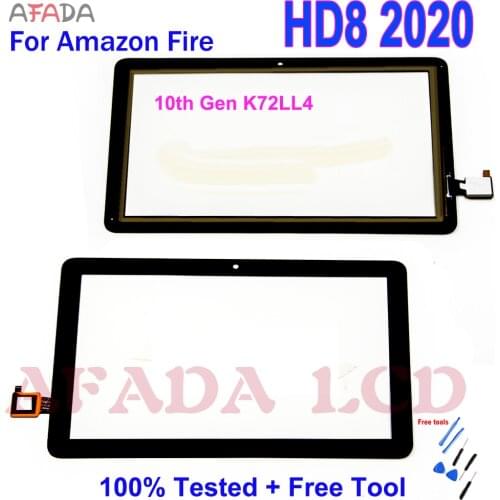 8.0" Fire For Kindle HD8 2020 HD 8 2020 10th Gen K72LL4 Touch Screen Digitizer Assembly Replacements Repair