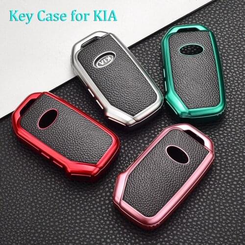 Car Key Case Cover For KIA Sportage Ceed Sorento Cerato Forte 2018 2019 Smart Remote Keychain Full Protection