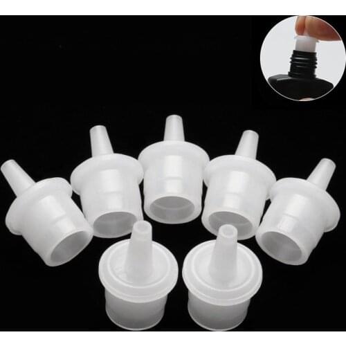 Jadecolier 25 Pcs/lot Eyelash Glue adhesive holder Nozzle Replacement mouth head plug cup eyelash extension tools