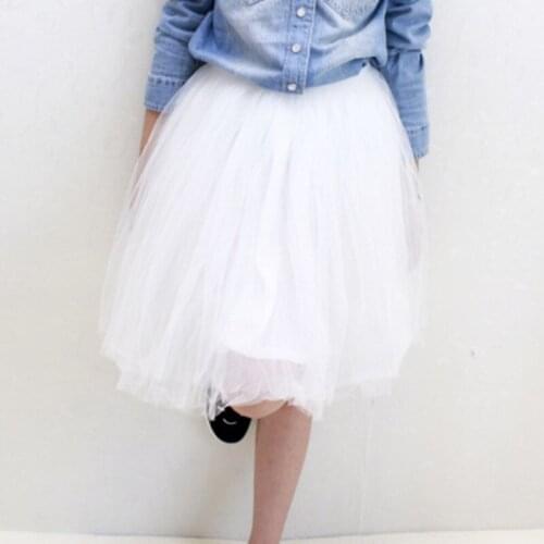 Children Clothing Summer Spring Mesh Children Lovely Ball Gown Skirt Big Girls Tutu Skirt Pettiskirt GirlsTulle Skirts for 3-13Y