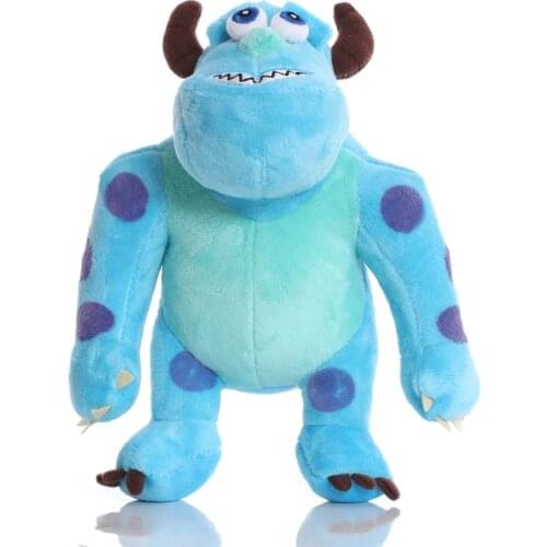 Disney 1pcs 23cm Monsters Inc University Mike Wazowski Sulley Sullivan Plush Toys Doll Soft Stuffed Toys for Kids Xmas Gifts