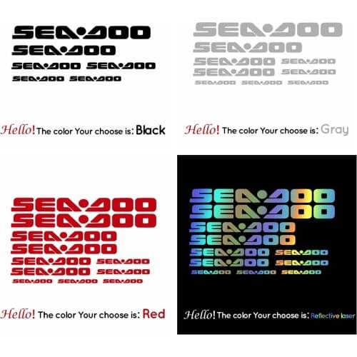 For 1Set 6Pcs BRP SEA-DOO RACING STICKER