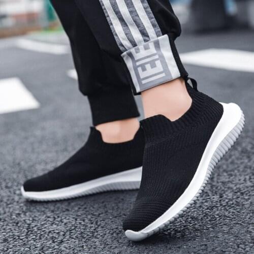 Sneackers Man Sneakers Sports Shoes Sneaker Casual Shockproof Luxury Men Zapatos Informales De Hombre For 2020 Black