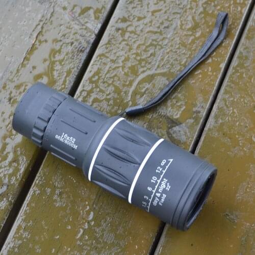 16X52 Double Adjustment Monocular HD Large-aperture Optical Telescope Bird Watching Mirror Childrens Outdoor Telescope