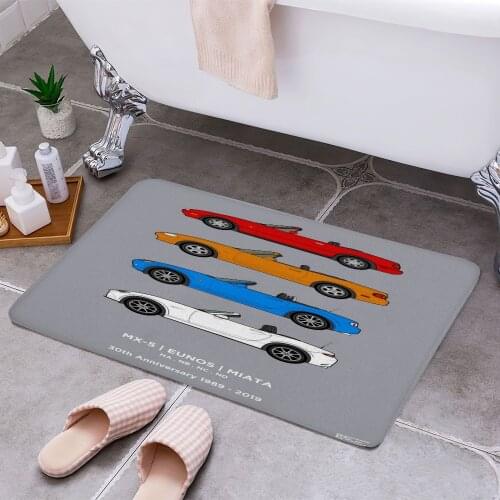 MX5 30th Collection Carpet Areas Rug Non-slip Floor Mat Rug 3D Printing Living Room Bedroom Door Mat Home Decoration