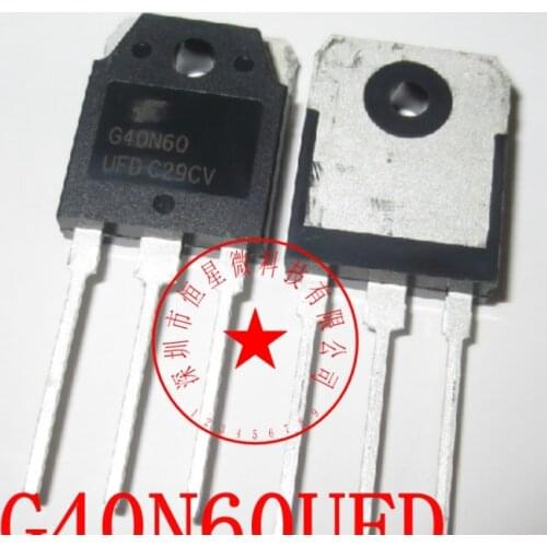 Xinyuan 2PCS/LOT SGH40N60UFD TO-247 SGH40N60 40N60 G40N60 F40N60UFD TO-3P new MOS FET transistor