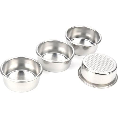 Stainless Steel Coffee Tea Filter Basket Home Non Pressurized Coffee Machine Accessories Powder Bowl Coffee Filter 54mm