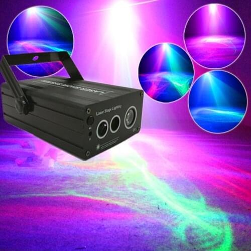 Niugul LED Wave Effect Laser,RGB Scanner Laser Light, LED Projector Fantastic Full Color Xmas Party Laser System Laser