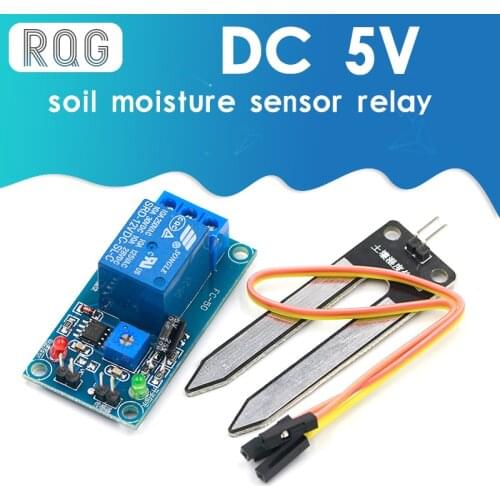 NEW DC 5V soil moisture sensor relay control module Automatic watering of the humidity starting switch for adui