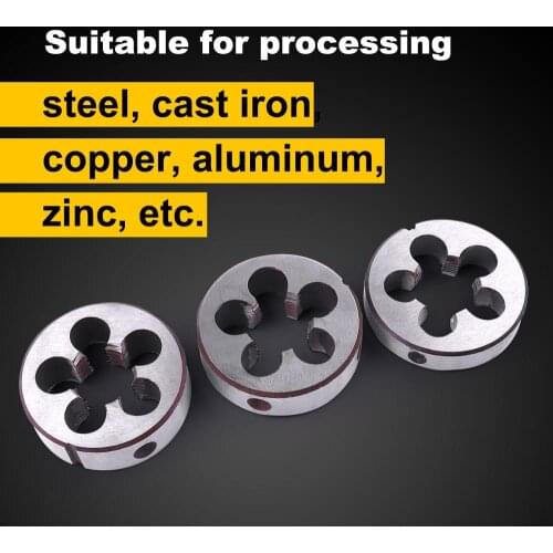 Wholesale 3PCS Threading Die from M18 * 1 M18* 1.5 M18* 2 diameter 18mm Professional Threading Tools Kit Metric Threading Die