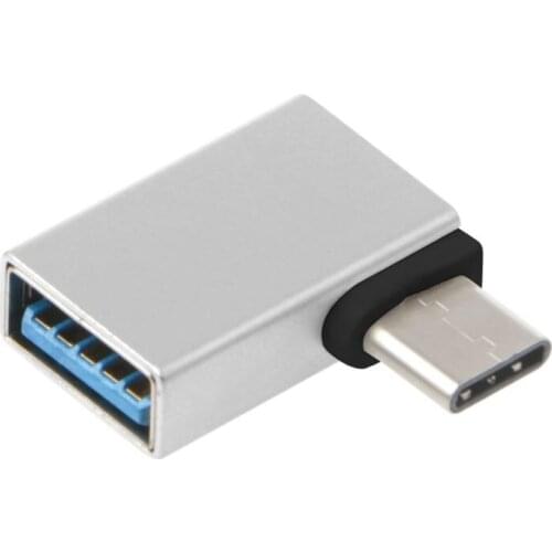 90 Degree Type C To USB 3.0 Female Data OTG Converter for macbook Phone P82A