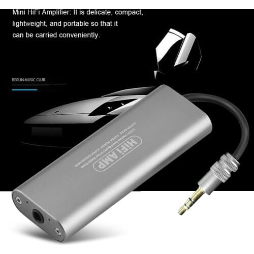 Portable Audio HiFi Headphone Amplifier USB DAC AMP Adapters Audio Cable 3.5mm Output For Android iOS phone