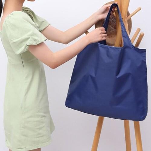 Foldable Waterproof Recycle Shopping Bag Eco friendly Large Capacity Shopping Tote Bag Fruit Vegetable Grocery Packaging Bag
