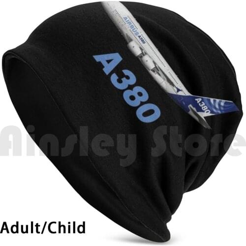 Airbus A380 Beanies Knit Hat Hip Hop Aviation Pilot Airplane Plane Flying Flight Fly Avgeek Boeing