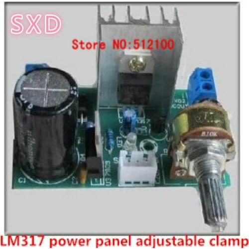 10pcs LM317 power board, adjusting plate, with protection, 2.2A 1.25V-37V, continuously adjustable DC power board, LM317