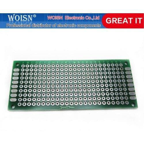 200pcs 3x7cm 3*7 Double Side Prototype PCB diy Universal Printed Circuit Board In Stock