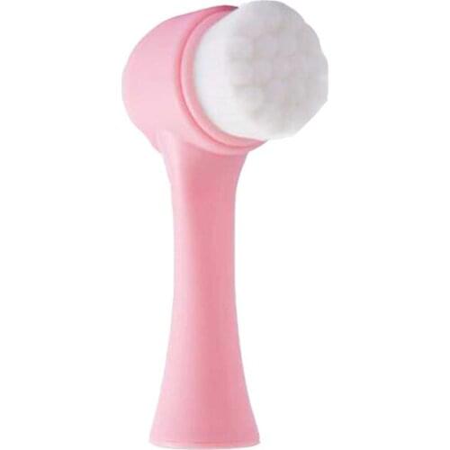 3 d double washing a face wash a face to brush the soft silicone MAO meter household manual scrub cleansing face, deep clean