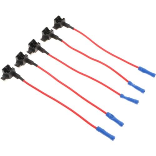 5PCS 15A ACN TAP Mini Add-a-circuit ATM Low Profile Blade Style Fuse Holder