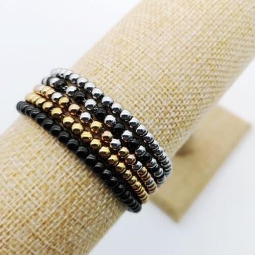 Black Knight Bead Bracelets