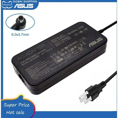 20V 7.5A 150W 6.0x3.7mm With Pin ADP-150CH B AC Power Laptop Adapter For Asus Rog G531GT G731GT FX505GT FX705GT FX505DD FX505DT