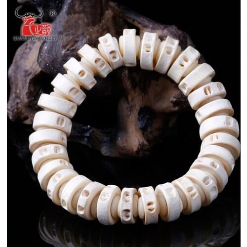 Pure natural shark bone bracelet DIY beads