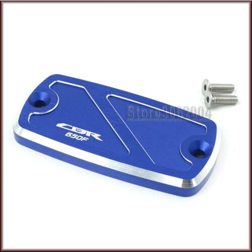 For HONDA CBR650F CBR 650F 2014-2017 2015 Motorcycle Accessories Front Brake Master Cylinder Fluid Reservoir Cover CNC