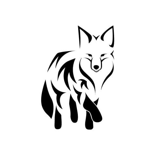 Fox Scrapbooking tool card DIY album masking spray painted template drawing stencils laser cut template 8071252