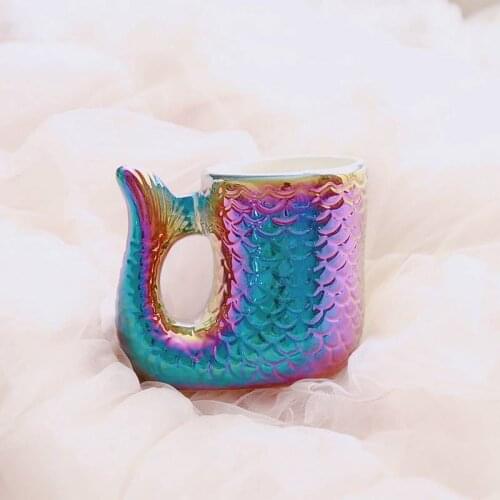 Mermaid tail Ceramics Mugs coffee mug Milk Tea office Cups Drinkware the Best birthday Gift with Gift Box for friends